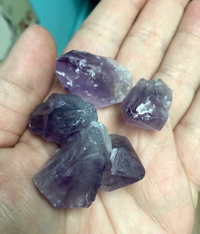 Natural Amethyst Tips Dark Amethyst Point  Raw  Third Eye, Crown Chakra, Healing, Reiki