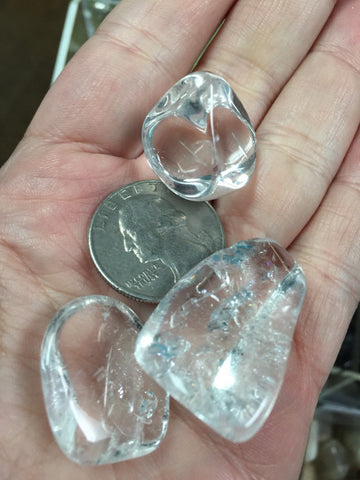Clear Quartz Tumbled Premium A+++