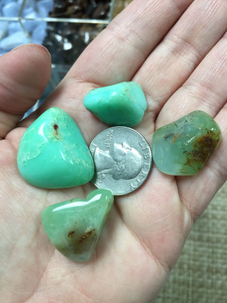 Beautiful Tumbled Chrysoprase