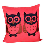 50% OFF Sale Free Shipping owl gifts for women, Embroidered Pillow Cover, Owl embroidered  Cushion Cover 18x18 -throw pillow