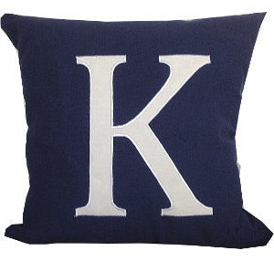 Initial Pillow, Personalized Gifts, Monogram pillows, 22 inches Euro Sham Covers Made to Order 60cmx60cm- Customized Monogram throw pillow-