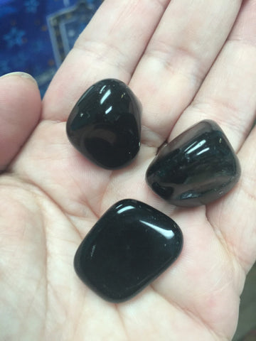 Tumbled Black Obsidian