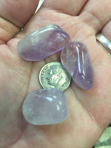 Tumbled Amethyst Light