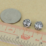 2 PCS 925 Sterling Silver Buddhism Mantra Charm Protection Vintage Barrel WSP404X2 Wholesale: See Discount Coupons in Item Details
