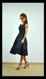 Little black dress/Woman cotton dress/Bride black dress /Princess dress /Prom Dress /Sleeveless dress