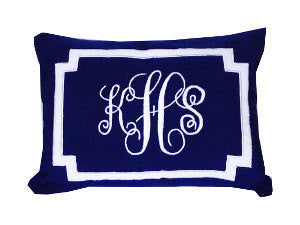 Monogrammed Lumbar Pillows, Lumbar Decorative Pillows, Monogram lumbar pillows for baby room, sofa lumbar covers