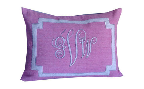 Lumbar Nursery Pillow covers, Nursery Pillow decor, Gifts for Her, Home Decor, Monogram Nursery Decor, Lumbar personalized Nusery Decor