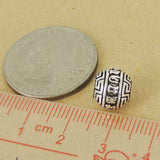 925 Sterling Silver Mantra Bead Vintage Buddhism Meditation WSP411 Wholesale Retail