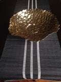 Hand Woven Table Runner, Hand Woven Table Top, Hand Woven Runner, Black Table Top