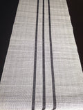 Hand Woven Table Runner, Hand Woven Table Top, Hand Woven Runner, Black Table Top