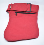 The Hipster Cotton Utility Belt Festival Belt Red Pocket Belt Bum Bag Hip Bag Festival Fanny Pack Gift for her Gift for Him Marsupio Canvas