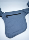 The Hipster Cotton Utility Belt Festival Belt Grey Pocket Belt Bum Bag Hip Bag Festival Fanny Pack Gift for her Gift for Him Marsupio