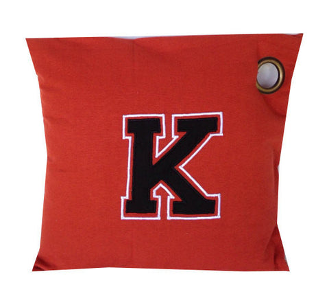 Gift ideas for college students, Grommet Pillows, Monogram Pillow Covers Room Decor Varsity 20 inch Throw Pillow Cover