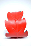 Women Leather Cuff Adjustable Leather Cuff Red Leather Bracelet Leaf Jewelry Leather Accessories Gift for Her Easter Gift Bracciale Pelle
