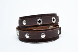 Wrap Leather Bracelet Mens Bracelet Adjustable Leather Bracelet Brown Boho Bracciale in Pelle Gift For Him Gift for Her Bracciale Pelle