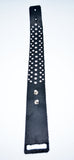 Mens Leather Bracelet Adjustable Leather Bracelet Studded Black Leather Bracelet Mens Gift Bracciale in Pelle