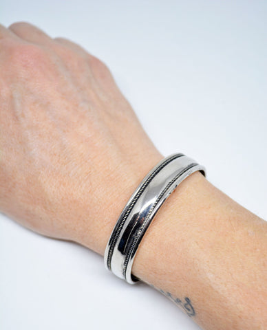 Men Cuff Adjustable Men Bracelet Friendship Cuff Bracelet Bracciale per Uomo German Silver Jewellry Gift for Him Father's Day Gift Idea