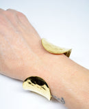 Brass Cuff Adjustable Bracelet Hammered Women Cuff Gold Cuff Bracelet Bracciale in Ottone Boho Bracelet Handmade Jewelry Gift For Her