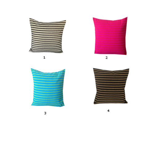 Unique Handmade Gifts, Decorative Stripes Pillows, House warming gifts, Cotton Stripes Couch Pillows, Home Decor