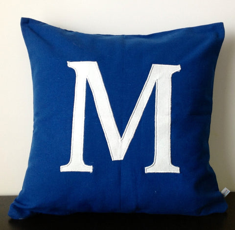 Monogram Pillows, Gifts for her, Personalized home Decor, Monogram Gifts for her, Blue Home Decor