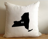 State Pillows, State Pillow, Home Decor, House Warming Gift, House Warming Pillow, Custom State Pillow