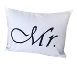 Mr. & Mrs. Photo Prop Pillows, Wedding Photo Pillows, Monogrammed Personalized Wedding Regisry