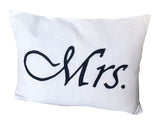 Mr. & Mrs. Photo Prop Pillows, Wedding Photo Pillows, Monogrammed Personalized Wedding Regisry