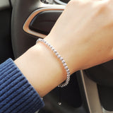 Men's Women Adjustable Braided Bracelet 925 Sterling Silver Beads DiyNotion Handmade BR696