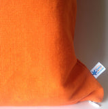 Monogram pillows for teens, Personalized embroidered kids pillows, Orange Grommet Pillows, Dorm Decor, Varsity 20 inch Throw Pillow Cover