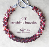 KIT Kumihimo bracelet 8 Strands bracelet