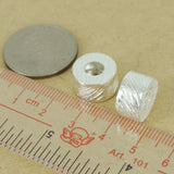 925 Sterling Silver Barrel Bead Seamless Jewelry Making 4.5mm Hole Size WSP419 Wholesale: See Discount Coupons in Item Details