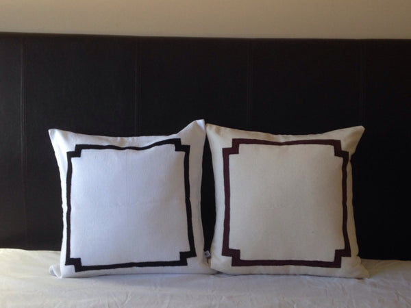 Border Pillows, Home Decor, Bedroom decor, Border Pillow Cover,Pillows with borders,