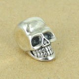 Sterling Silver Skull Charm Bead 925 Stamp Vintage WSP421  Wholesale: See Discount Coupons in Item Details