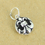 925 Sterling Silver Fleur de Lis Pendant Vintage Celtic WSP424 Wholesale: See Discount Coupons in Item Details