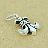 925 Sterling Silver Fleur de Lis Pendant Vintage Celtic WSP425 Wholesale: See Discount Coupons in Item Details
