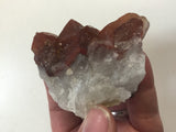Red Quartz Cluster - Strawberry Quartz - Root Chakra