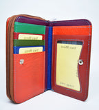 Leather Wallet Women Wallet Brown Credit Card Holder Handmade Purse Wallet High Quality Italian Leather Gift for Her Mother's  Gift for Her