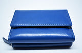 Ladies Wallet Leather Wallet Women Wallet Electric Blu Card Holder With Multiple Windows Purse Wallet High Quality Italian Leather