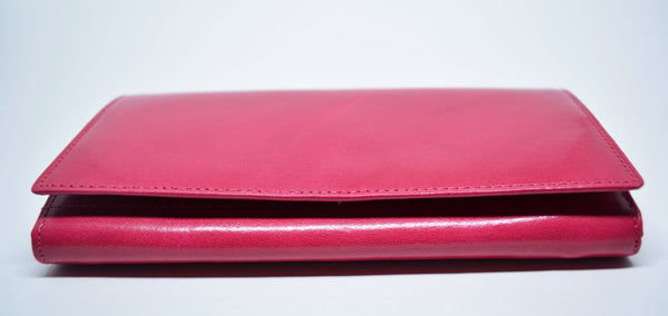 Leather Woman Wallet Pink Card Holder With Multiple Windows Purse Wallet High Quality Italian Leather Gift for Her Mother's Day Gift