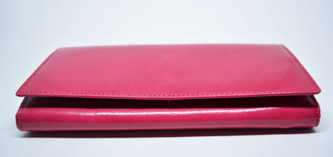 Leather Woman Wallet Pink Card Holder With Multiple Windows Purse Wallet High Quality Italian Leather Gift for Her Mother's Day Gift