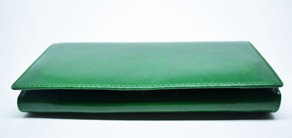Leather Wallet Women Wallet Green Card Holder With Multiple Windows Leather Purse Wallet Italian Leather Wallet  Gift for Her Portafogli