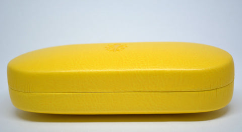 Glasses Case Hard Eyeglasses Case Leather Sunglass Case Italian YellowLeather Glasses Case Gift For Him Gift For Her Made in Italy