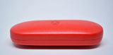 Red Leather Glasses Slim Case Hard Eyeglasses Case Sunglass Case Italian Leather Glasses Case Gift For Him and Her Made in Italy