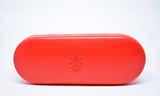 Red Leather Glasses Slim Case Hard Eyeglasses Case Sunglass Case Italian Leather Glasses Case Gift For Him and Her Made in Italy