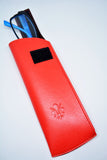 Glasses Case Soft Eyeglasses Case Red Italian Leather Glasses Case Porta Occhiali Gift For Him Gift For Her Easter Gift Porta Occhiali