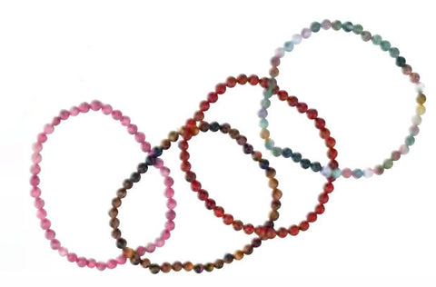 Energy Beads - Healing Bracelets  - 4mm Stretch Bracelets - Energy Healing - Chakra Clearing