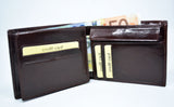 Leather Wallet Mens Wallet Genuine Italian Leather Wallet Made in Italy Bifold Wallet Mens Credit Card Holder Gift for Him Father's Gift