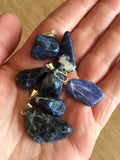 Sodalite Pendant  - Tumbled Sodalite - Throat chakra - Sodalite Jewelry