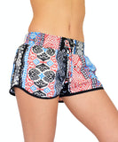 Rayon Beach Shorts Walk Casual Shorts Women Trendy Shorts Boho Short Pants Pantaloncino Estate Copricostume Beach Short Pant