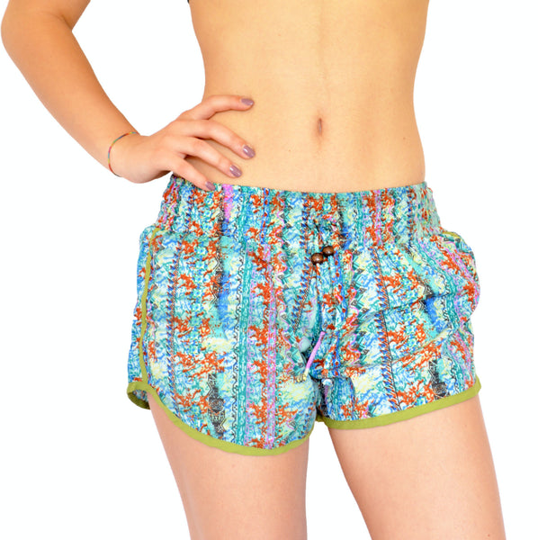 Beach Shorts Walk Casual Shorts Rayon Women Trendy Shorts Boho Short Pants Pantaloncino Estate Copricostume Beach Short Pant Pantaloncini